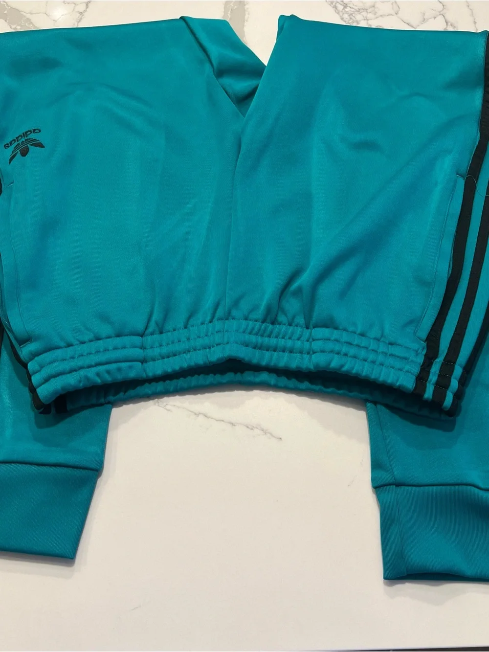 MENS ADIDAS Teal Track Pants - Size M